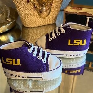 Kids Purple and White Sneakers